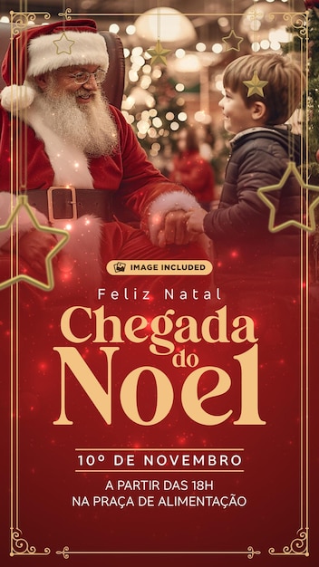 Modelo de postagem de mídia social ofertas de natal