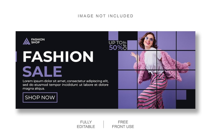 PSD modelo de postagem de moda social media