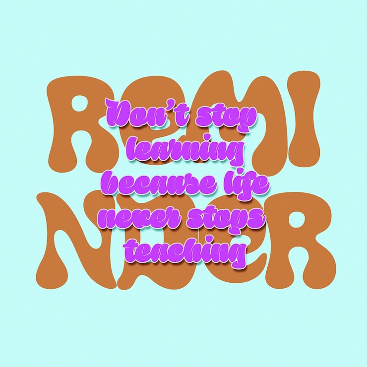 PSD modelo de postagem do instagram do psd reminder qoutes