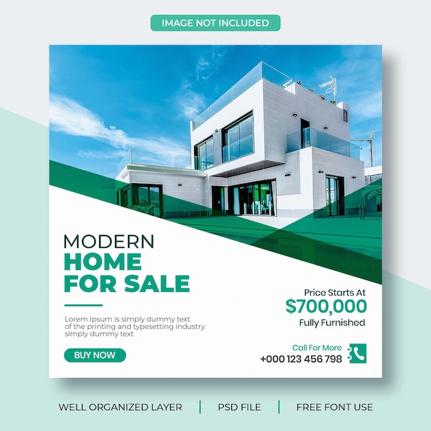 modelo de postagem no instagram de imóveis imobiliários