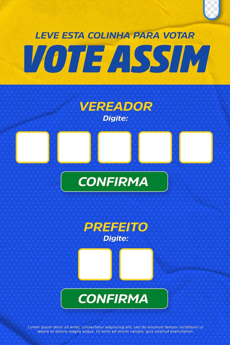 PSD modelo de psd editável campanha política no brasil conselheiro presidente vice eleicoes brasil