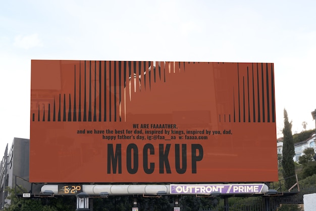 Modelo de publicidade ao ar livre