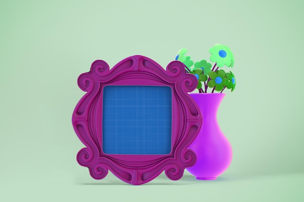 Modelo de quadro de foto