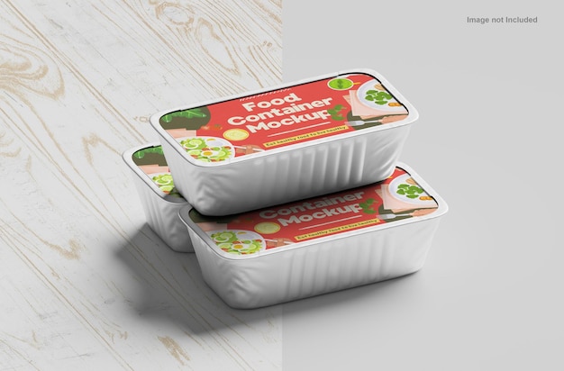 Modelo de recipiente de alimentos