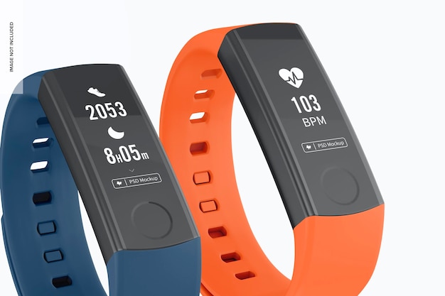 PSD modelo de relógio inteligente huawei fit honor band 3, close-up