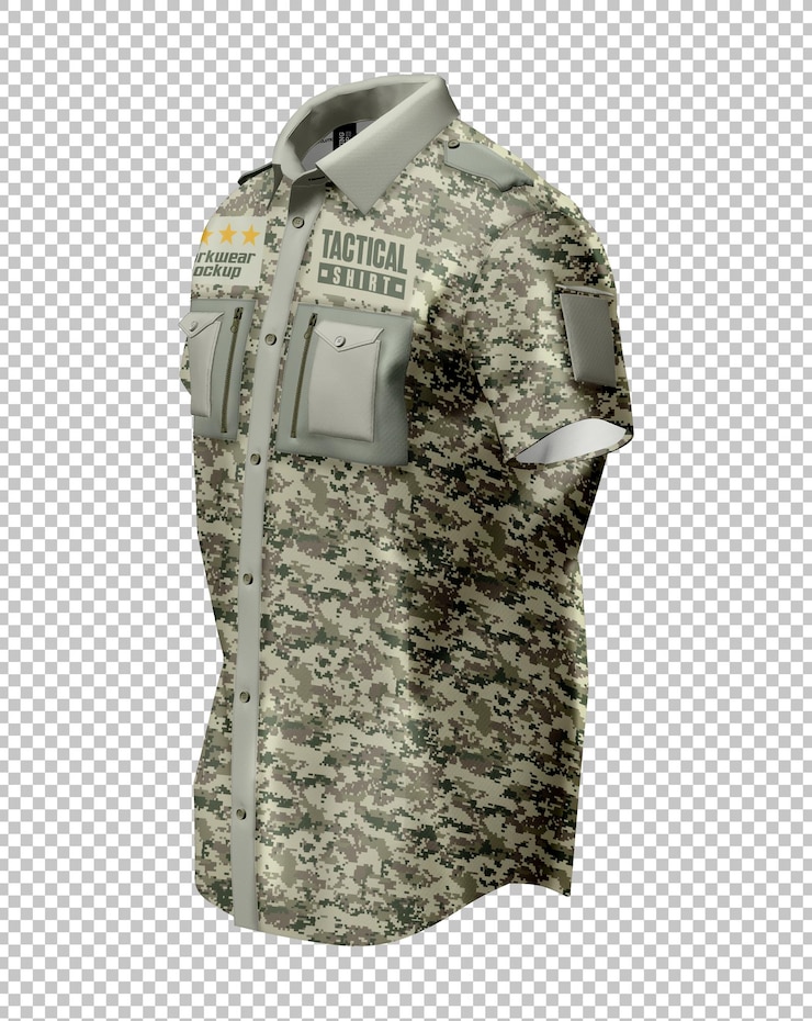 PSD modelo de roupa de trabalho psd com fundo transparente
