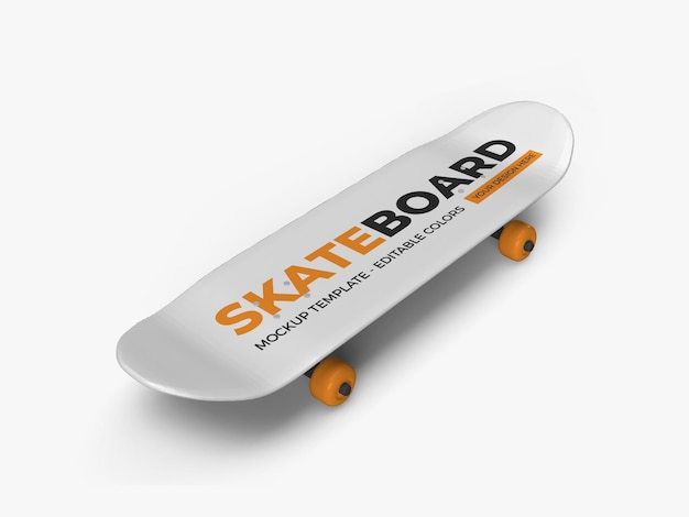 Modelo de skate isolado