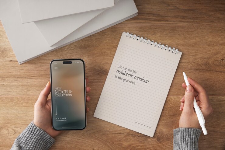 PSD modelo de smartphone para adultos