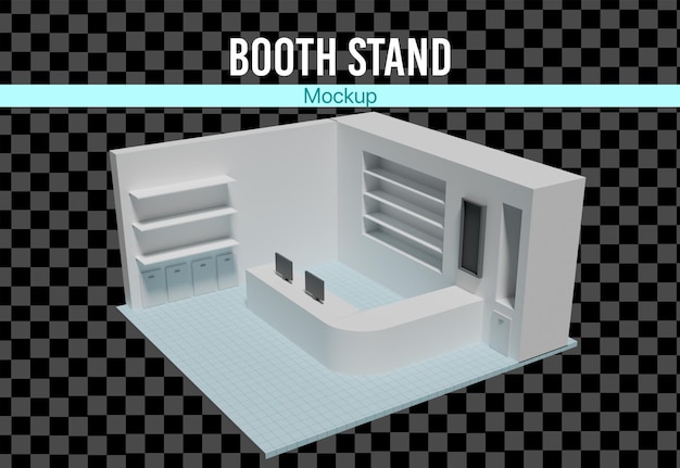 Modelo de suporte de cabine 3D