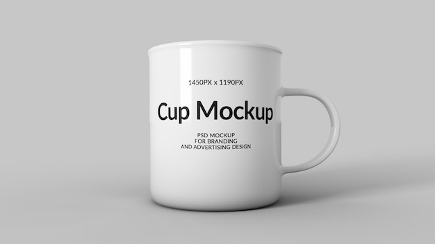 Modelo de taça de vista frontal