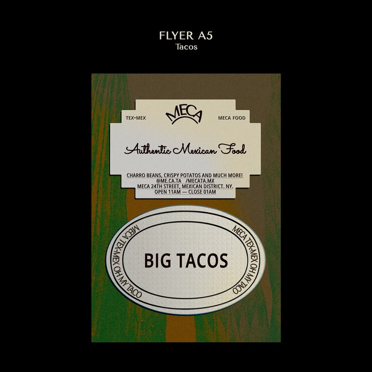 PSD modelo de tacos deliciosos