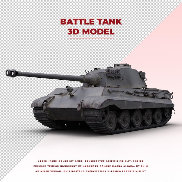 Modelo de tanque de guerra