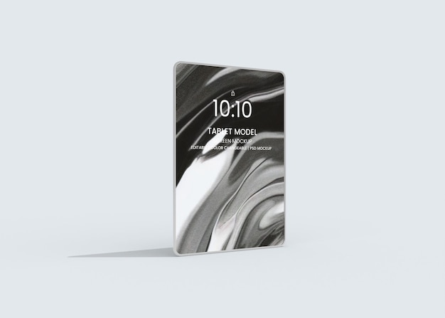 Modelo de tela de tablet minimalista e contemporâneo