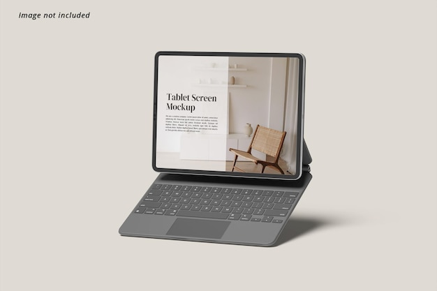 Modelo de tela do tablet