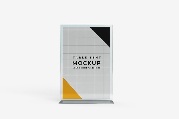 Modelo de tenda de mesa de acrílico