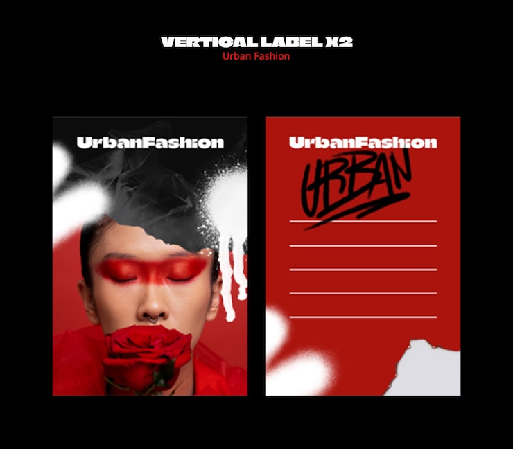 PSD modelo de tendências de moda urbana