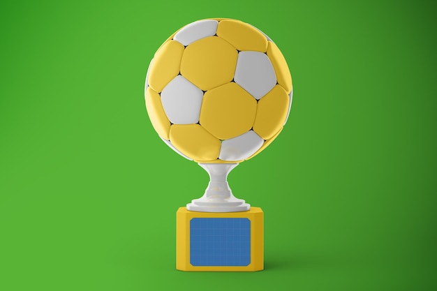PSD modelo de troféu de futebol