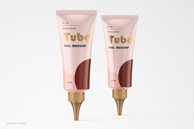 Modelo de tubo cosmético versátil de embalagem de produto de alta qualidade para apresentações impressionantes de produtos