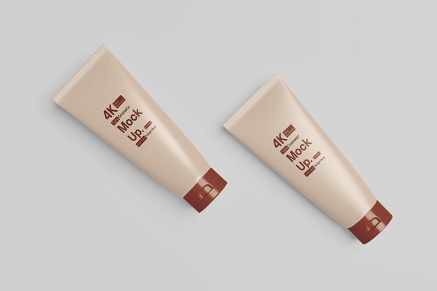 Modelo de tubo cosmético
