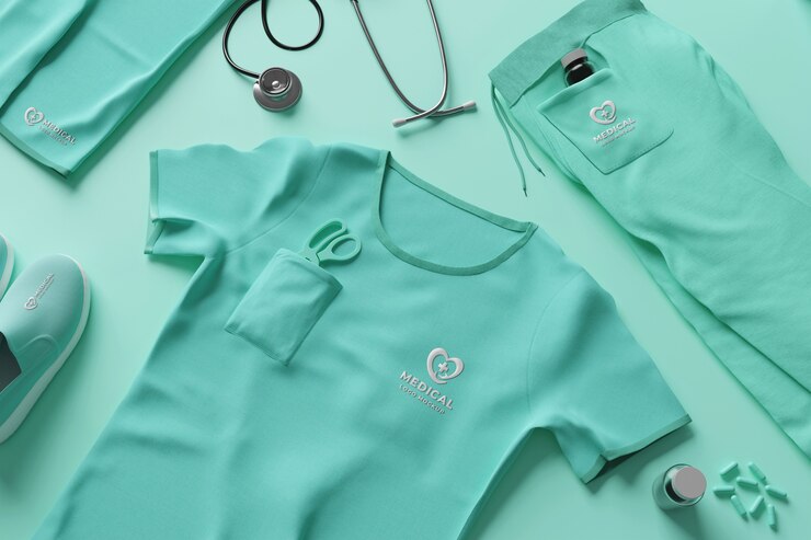 PSD modelo de uniforme médico