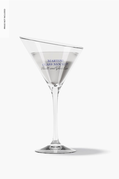 Modelo de vidro de Crystal Martini, vista da frente