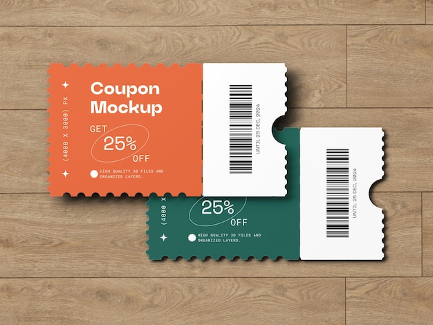 Modelo de voucher de desconto de cupom