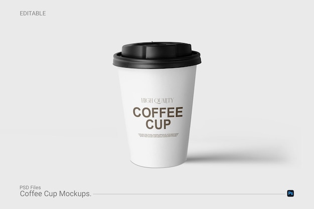 Modelo de xícara de café