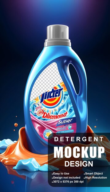 modelo de detergente
