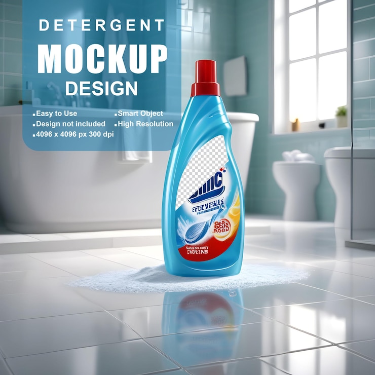 PSD modelo de detergente