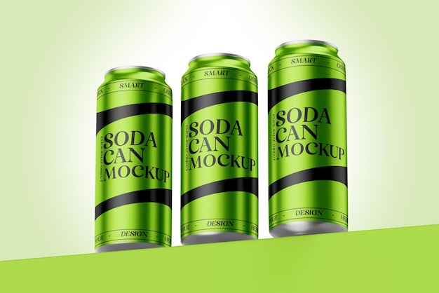Modelo de diseño de lata de refrescos