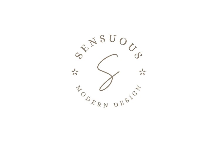 PSD modelo de diseño de logotipo de negocio de cuidado de la belleza abstracto de círculo minimalista letras de caligrafía