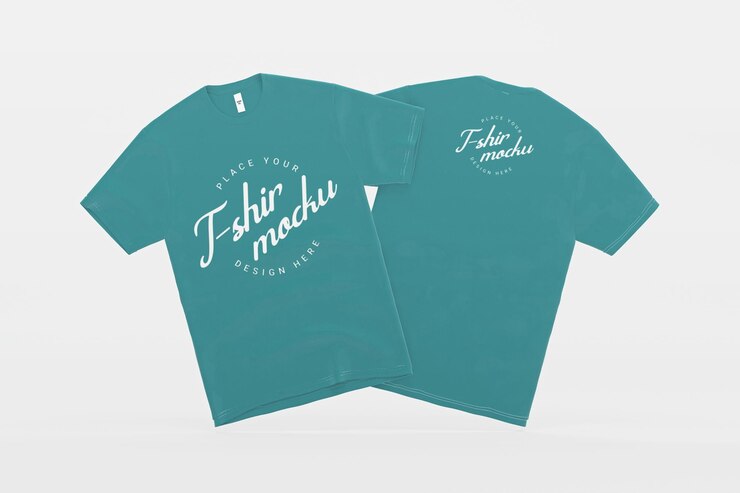 Modelo de diseño realista de camiseta 3D