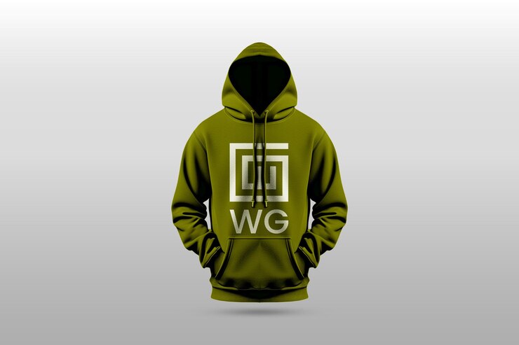 PSD modelo de diseño de sudadera con capucha