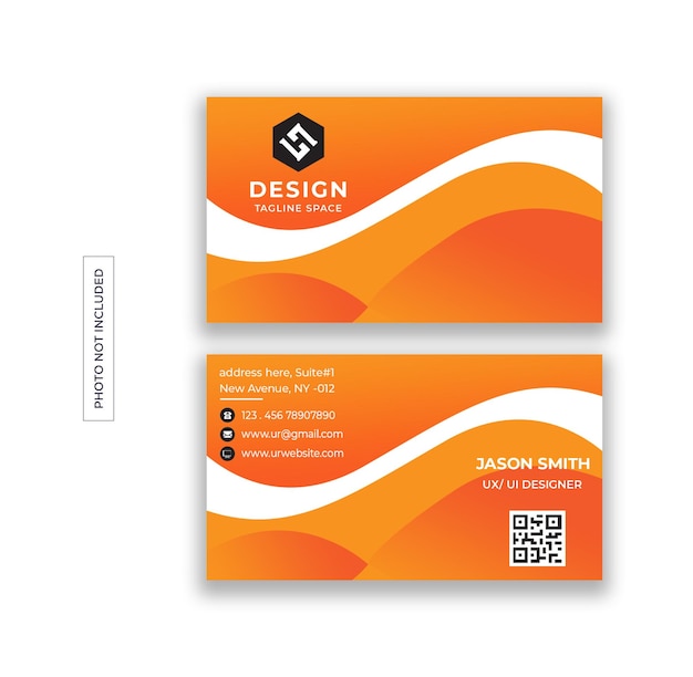 Modelo de diseño de tarjetas de visita profesionales modernas