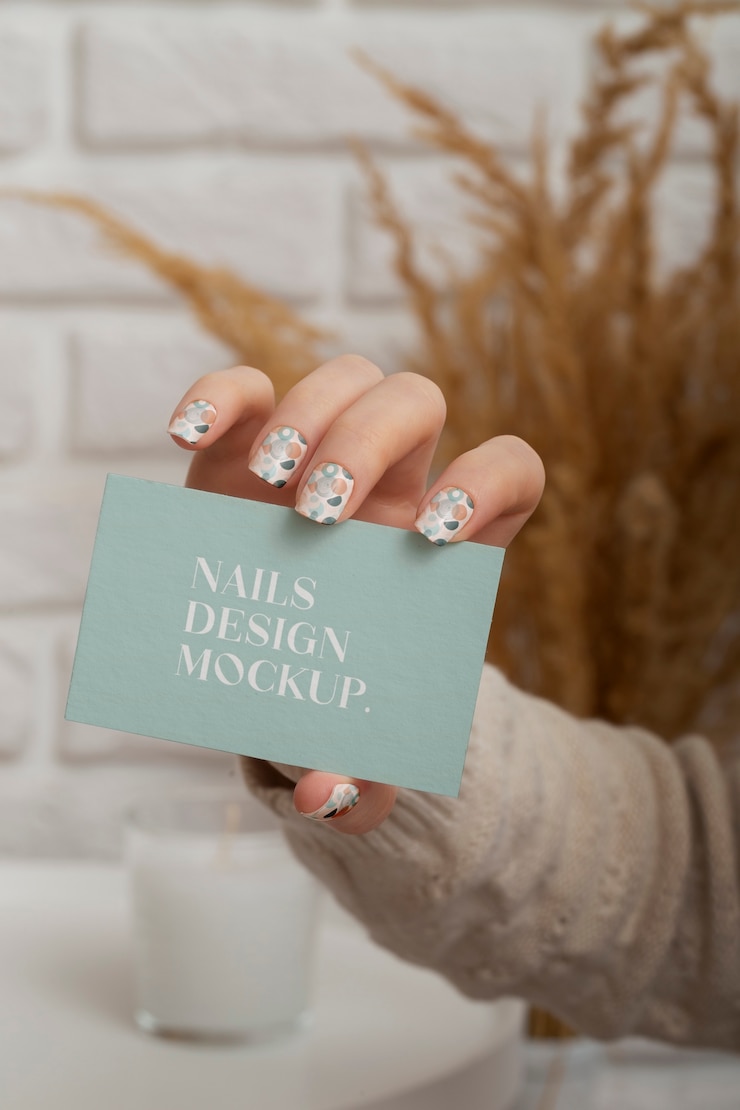 PSD modelo de diseño de uñas