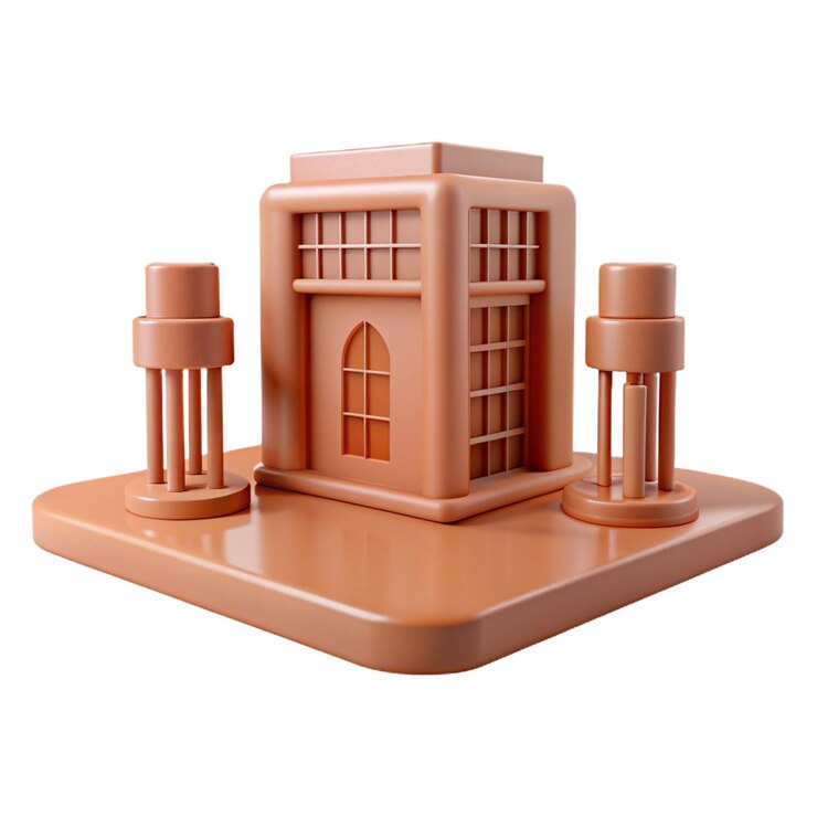 PSD un modelo de un edificio llamado un edificio llamado