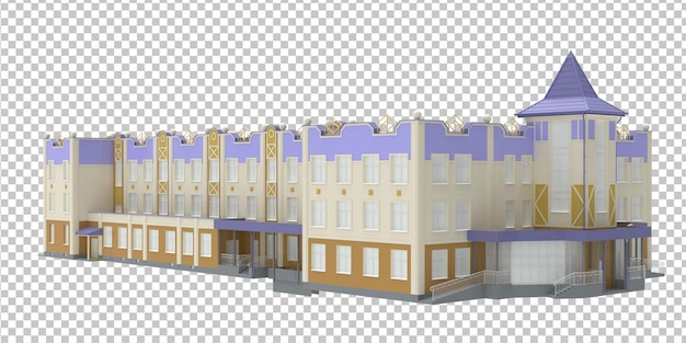 el modelo del edificio se muestra en esta imagen
