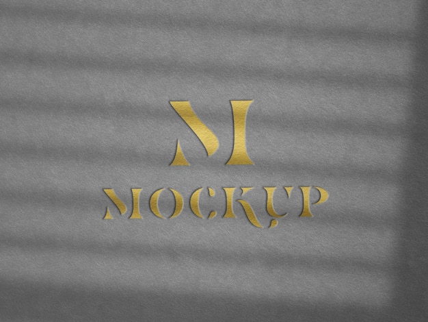 Modelo de efecto de logotipo elegante clásico