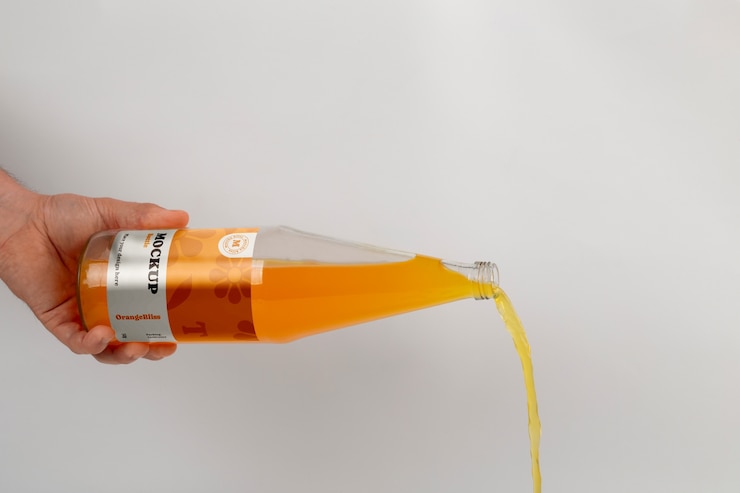 PSD modelo de embalaje de las bebidas