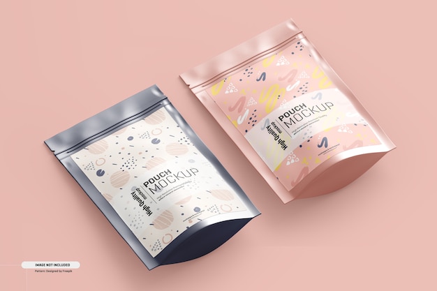 Modelo de embalaje de la bolsa de suplementos alimenticios
