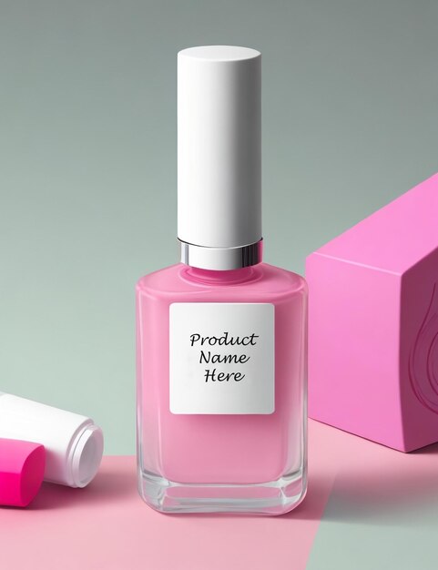 PSD modelo de esmalte de uñas