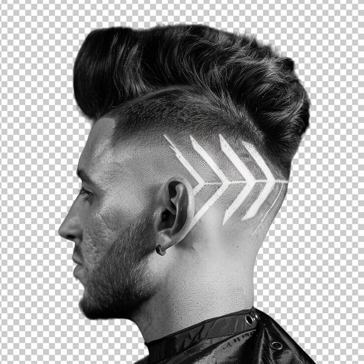 PSD modelo de estilo de cabello