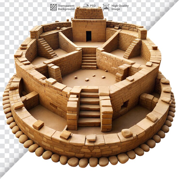 PSD modelo de la estructura de la arquitectura antigua
