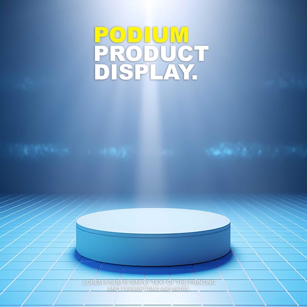 modelo de exhibición de productos para la presentación de productos de espectáculos