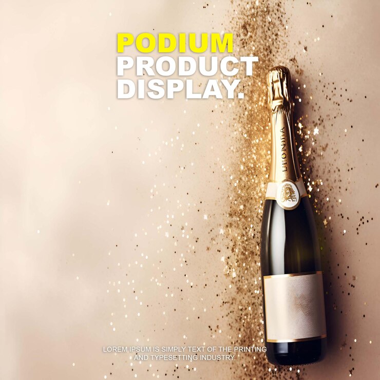 PSD modelo de exhibición de productos para la presentación de productos de espectáculos