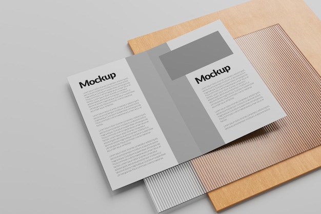 Modelo de folleto plegable