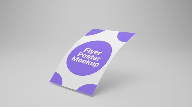 Modelo de folleto PSD en formato a4