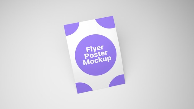 Modelo de folleto PSD en formato a4