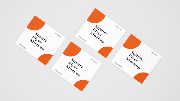 Modelo de folleto de PSD Square