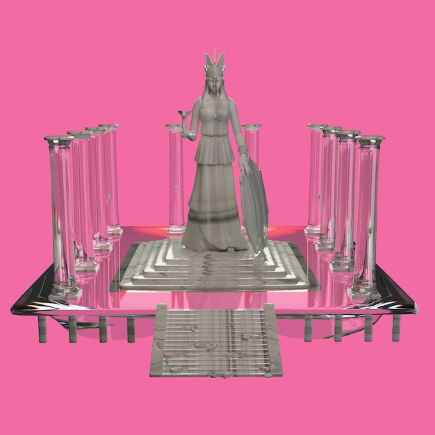Modelo de forma de objeto de representación 3D